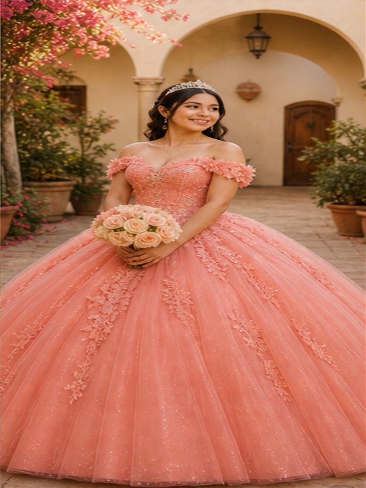 Timeless quinceañera portrait